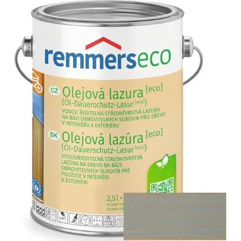 Olej na dřevo REMMERS OLEJOVÁ LAZURA [ECO] STŘÍBŘ. ŠEDÁ 0,75L