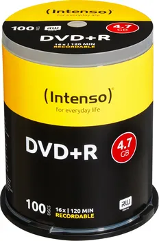 Optické médium Intenso DVD+R 100 ks (4111156)