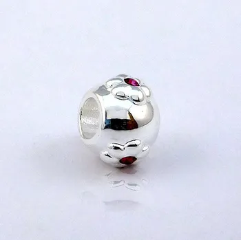 Přívěsek miXL.cz Korálek na náramek Trojkvítko s krystalem