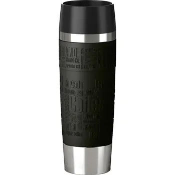 Termohrnek Termohrnek TRAVEL MUG Grande Quick press 500 ml černý - Emsa (Termohrnek TRAVEL MUG Grande 0,5l černý - Emsa)