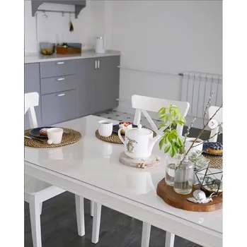 Stolování Mekke sklo Ubrus na stůl z měkkého skla 55x150 cm Ubrus: Průhledná lesklá folie