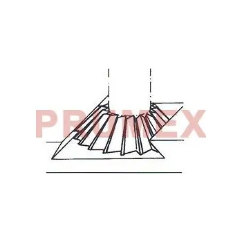 Příslušenství k frézce Fréza úhlová jednostranná, F853570, 80x80 mm