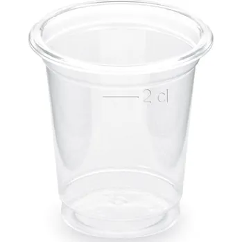 Jednorázové nádobí Wimex kelímek PET 2 cl čirý 40 ks