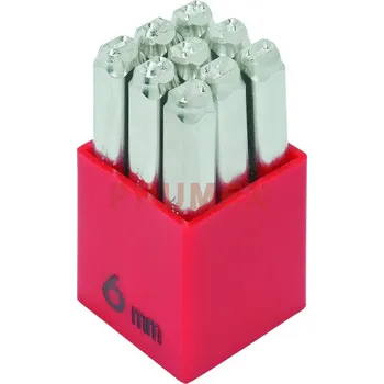 Raznice Raznice do kovů - čísla sada, RAZNICE, 6 mm