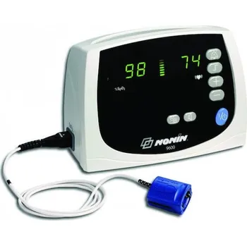 Měřič tělesných funkcí Nonin stolní pulzní oxymetr 9600 Avant - s alarmem, pevný senzor 8000AA-3