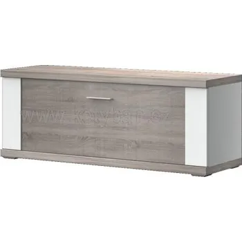 Komoda Skříň Manhattan plus typ 80 Dub bardolino/bílá arctic VL Doprava ZDARMA.