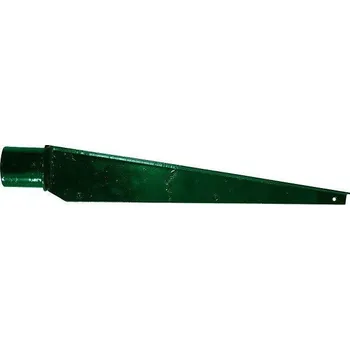 Příslušenství pro plot Pilecký bavolet Zn + PVC 48 mm rovný koncový zelený