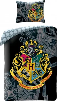 Ložní povlečení Halantex Harry Potter Bradavice 378 140 x 200, 70 x 90 cm zipový uzávěr