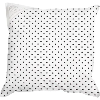 Povlečení Eva Kiedroňová Povlak - Polštář - 30x30 - Malý - Bílý s černými puntíky