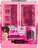 Mattel Barbie Fashionistas šatní skříň, růžová