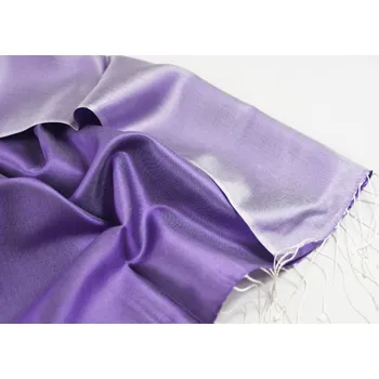 Šála Hedvábná šála Šrínagar - Ametystová