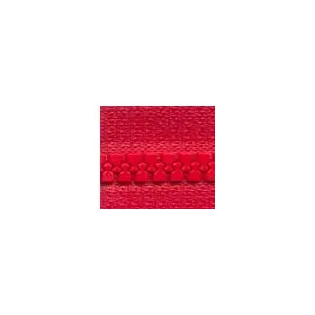 Zip Zdrhovadlo zip kostěný 60 cm nedělitelný červená