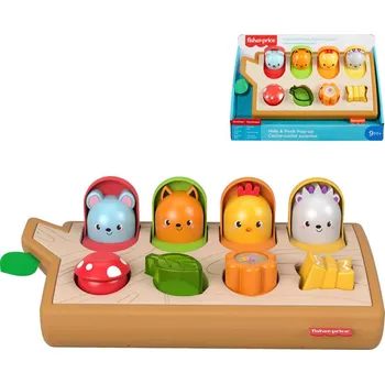 Hračka pro nejmenší Fisher Price Vyskakující zvířátka
