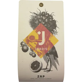 Čokoláda Jordis hořká čokoláda 67% zázvor a pomeranč ZAP 50g