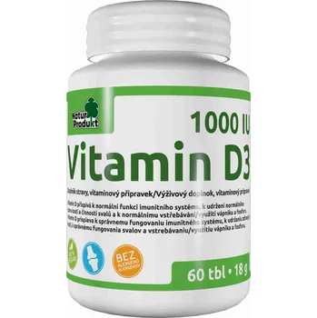 Naturprodukt Vitamin D3 1000 IU 60 tbl.