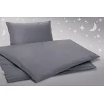 Dětské povlečení Mirabell Grafit Přikrývka 100x135cm + polštář 40x60cm