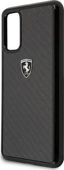 Pouzdro na mobilní telefon Ferrari Heritage Carbon pro Samsung Galaxy S11 černý
