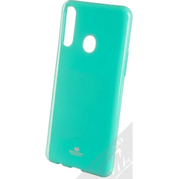 Goospery Jelly Case TPU ochranný silikonový kryt pro Samsung Galaxy A20s mátově zelená (mint green)
