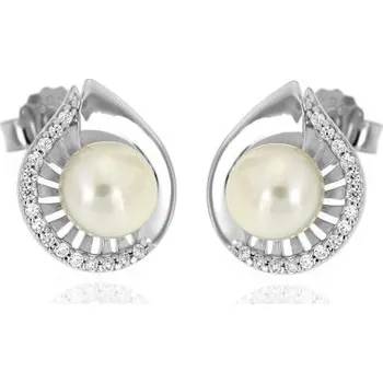 Náušnice Zlatnictví U Kostela Stříbrné náušnice s perlou 815ZW 473293863