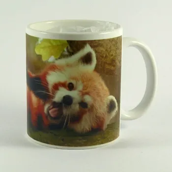 Hrnek Panda červená