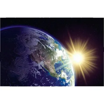 Obraz DIMEX | Obraz na skle | Planeta Země GL-45-028 | 45 x 30 cm + Skleněný fotoobraz na stěnu české výroby DIMEX - GL-45-028 Planeta Země, v rozměru 45 x 30 cm