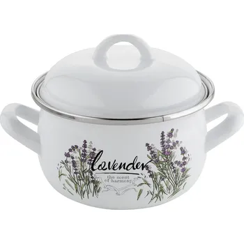 Hrnec Emalia Hrnec smaltovaný s poklicí Florensis 16cm, 2,1l
