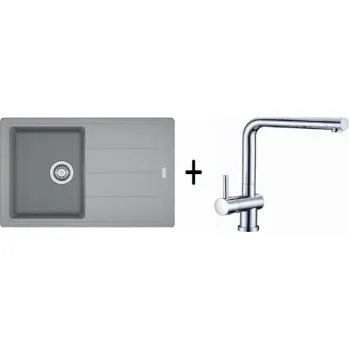Granitový dřez Franke SET G97 - BFG 611-78 šedý kámen + SAMOA + ZÁRUKA 5 LET ZDARMA