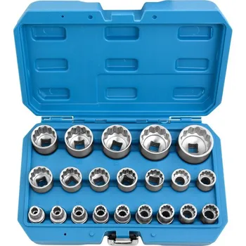 Gola sada Sada nástrčných dvanáctihranných hlavic 1/2" Genborx