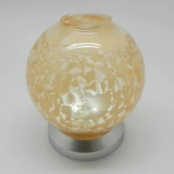 Vánoční dekorace Koule sklo svítící zlatá