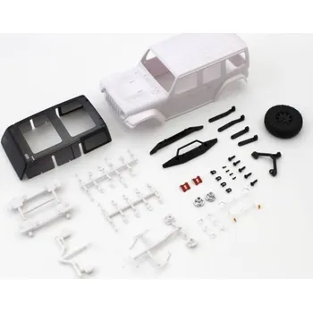 RC model auta Mini-Z 4x4: Karoserie Jeep Wrangler Rubicon (nebarvená)