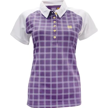Dámské tričko 2117 of Sweden Dámské polo triko Knistad Golf Piquet Barva: Plum, Velikost: 38