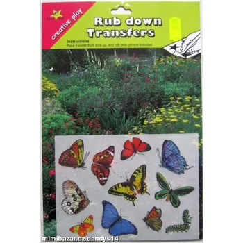 samolepka Samolepky + album prostředí zvířat MOTÝLÍ