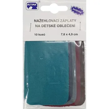 Nažehlovací záplaty dětské 201-62, 7,6x4,9 cm, 10ks