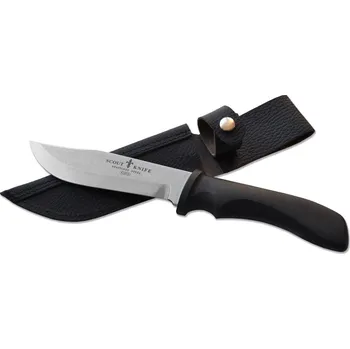 Kuchyňský nůž KDS Nůž tábornický 5 s pouzdrem, 1271 (KDS 1271 Nůž pro táborníky s koženým pouzdrem)