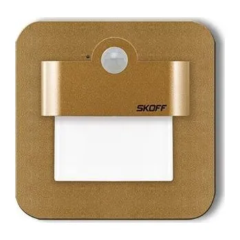 Dekorativní svítidlo LED nástěnné svítidlo Skoff Salsa mat.mosaz teplá 10V MJ-SAL-M-H s čidlem pohybu