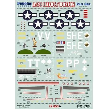 Plastikový model Tally Ho! 1/72 A-20 Boston/Havoc Pt.1 (Europe/Pacific vers.)