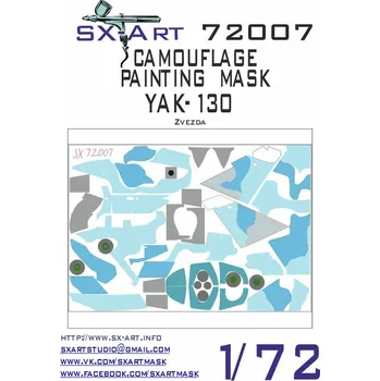 Plastikový model SX-ART 1/72 Yak-130 Camouflage Painting Mask (ZVE)