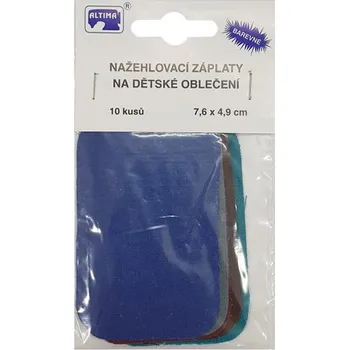 Nažehlovací záplaty dětské 201-53, 7,6x4,9 cm, 10ks