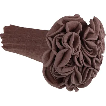 Krepový papír Krepový kornout 25cm x 2,5m 613-PUDROVÁ