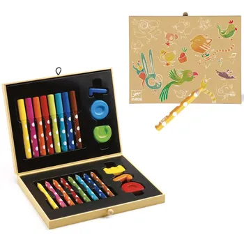 Výtvarná sada Djeco Výtvarnický kufřík pro nejmenší