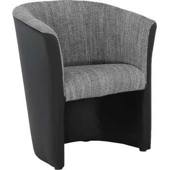 Křeslo Tempo Kondela Cubali Eko černá + Lava 5