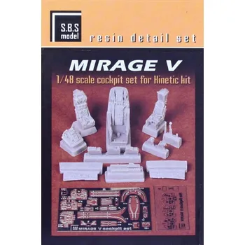 Plastikový model S.B.S model 1/48 Mirage V - cockpit set (KIN)