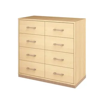 Šatní skříň Nízká skříň NATURO 8 šuplíků (více barev) Bříza