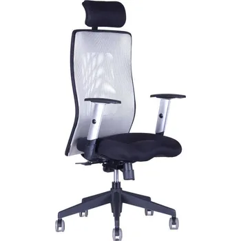 Kancelářská židle s podhlavníkem CALYPSO GRAND SP1 (více barev) Šedá