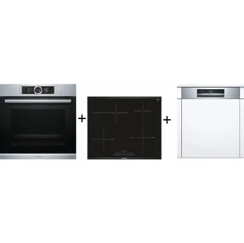 Varná deska Bosch HSG656XS1 + PIF675FC1E + SMI88TS46E
