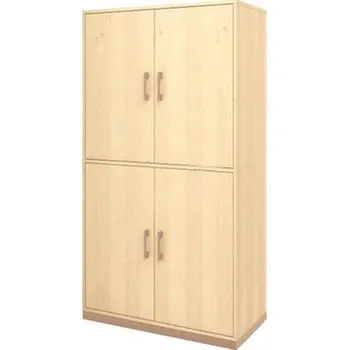 Šatní skříň Vysoká skříň NATURO se 4 dveřmi (více barev) Buk