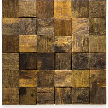 Obklad Dřevěná mozaika 50x50mm
