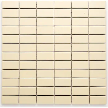 Obklad Keramická mozaika krémová23x48mm
