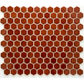Obklad Keramická mozaika vínová 23x26mm