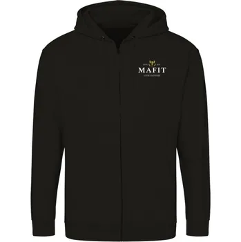 Pánská mikina Mikina na zip unisex s potiskem Pánská Mikina MAFIT s kapucí pánské